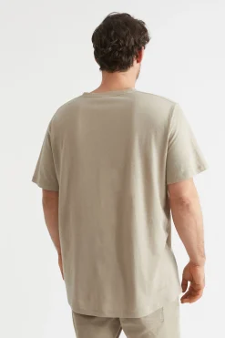 Man Seed Heritage T-Shirts & Sweaters-Mens Linen Tee