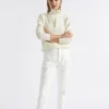 Woman Seed Heritage Knitwear & Sweaters-Merino Wool Zip Through Knit