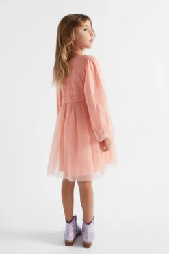 Girl Seed Heritage Dresses-Metallic Pinspot Dress