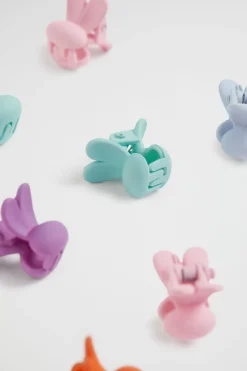 Girl Seed Heritage Hair Accessories-Mini Bunny Clip Wheel