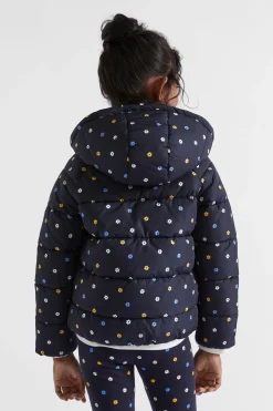 Girl Seed Heritage Jackets & Vests-Mini Floral Puffer Jacket