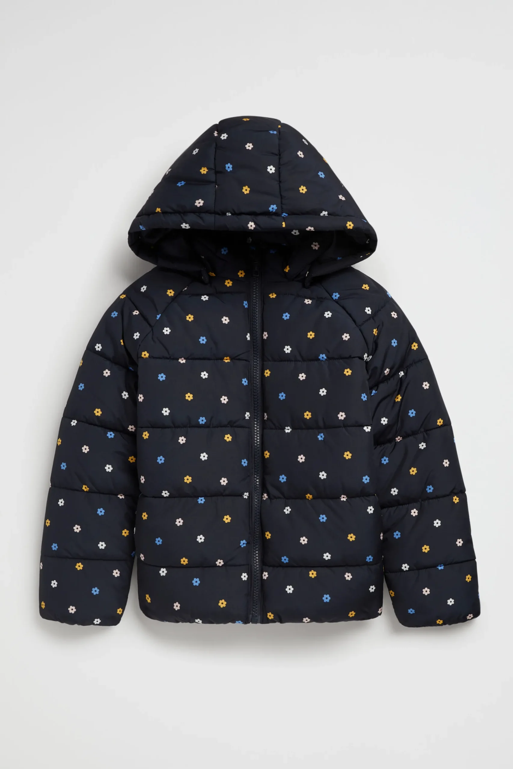 Girl Seed Heritage Jackets & Vests-Mini Floral Puffer Jacket