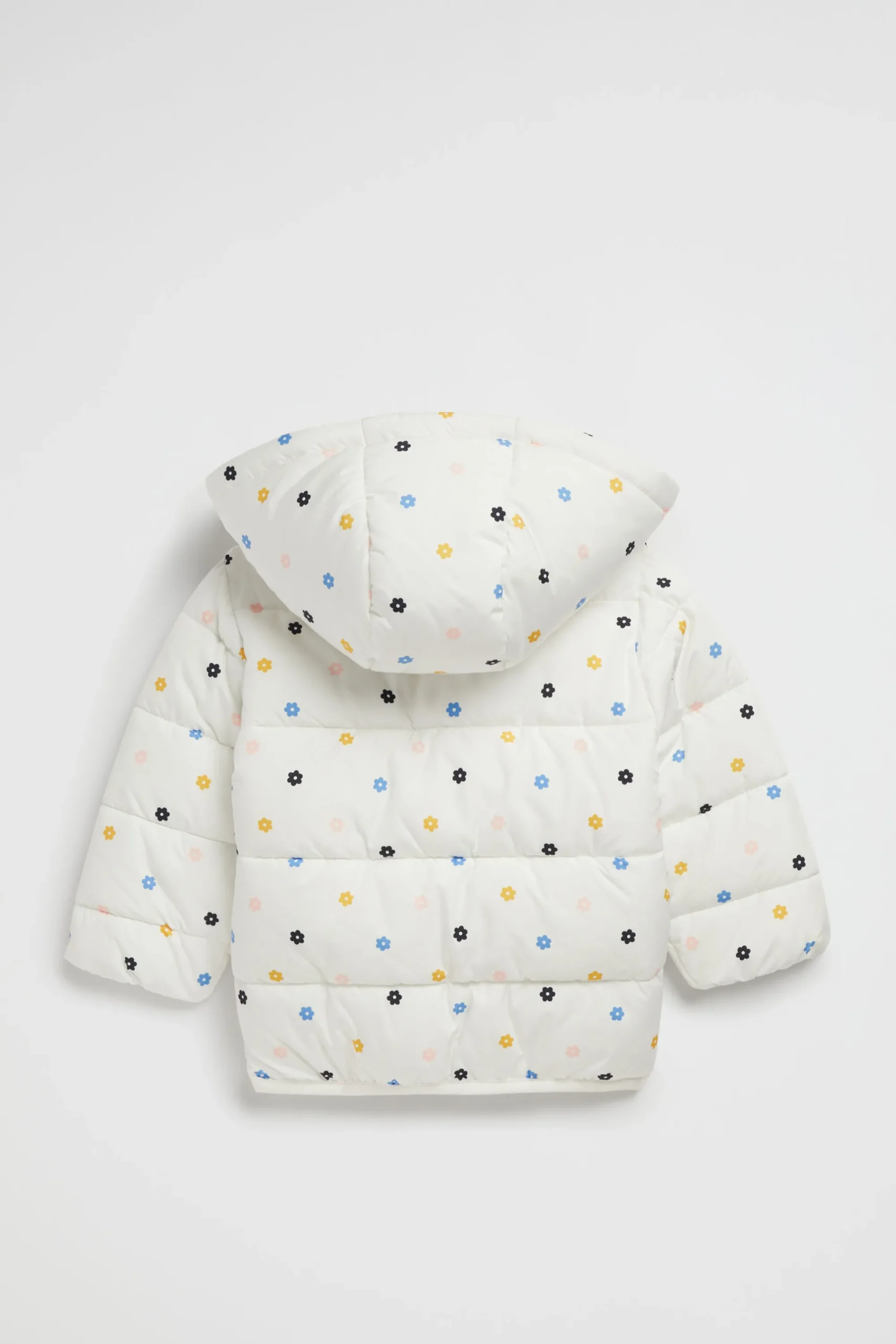 Baby Girl Seed Heritage Jackets & Vests-Mini Flower Puffer