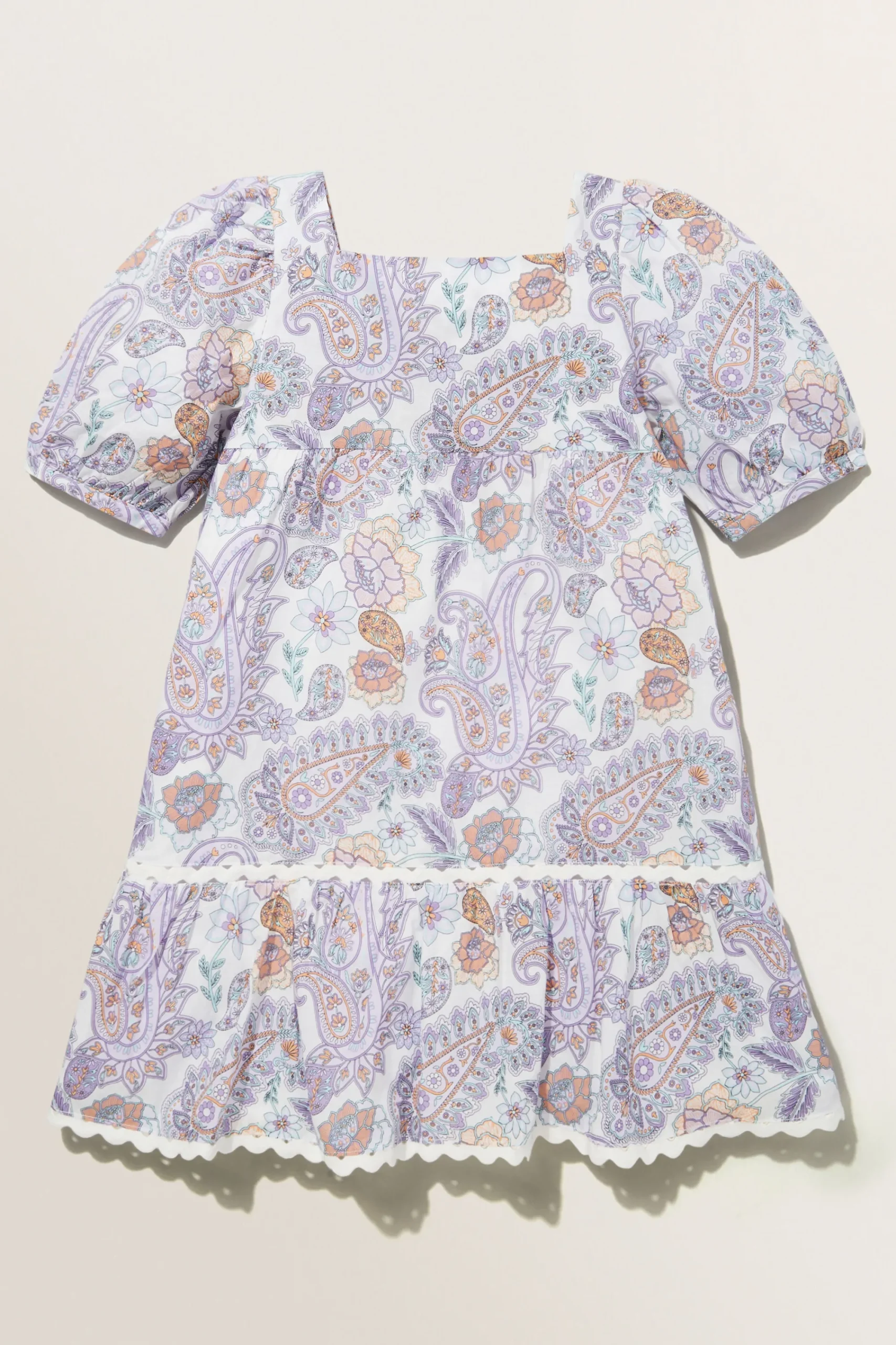 Girl Seed Heritage Dresses-Mini Paisley Dress