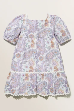 Girl Seed Heritage Dresses-Mini Paisley Dress