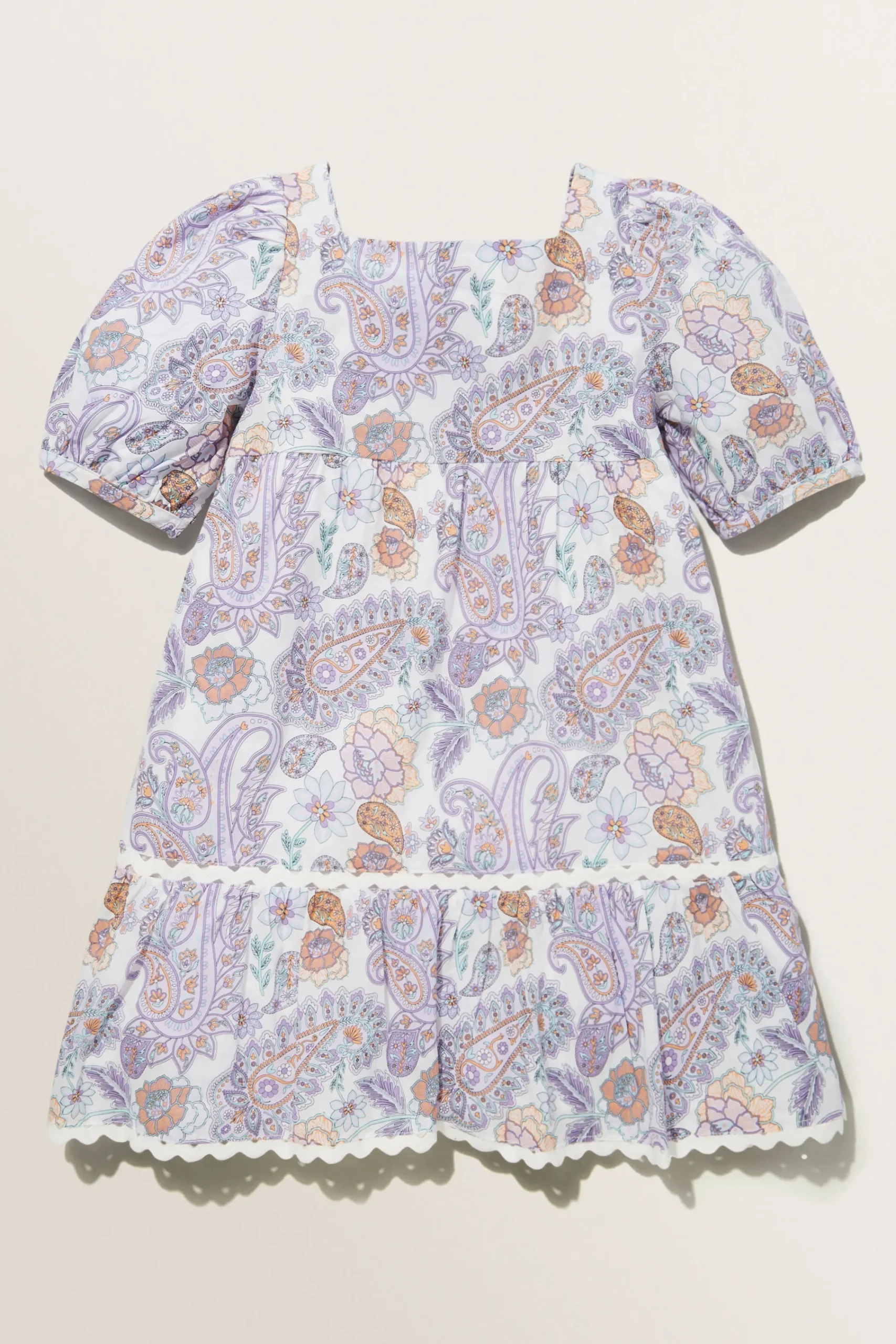 Girl Seed Heritage Dresses-Mini Paisley Dress