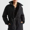 Woman Seed Heritage Jackets & Vests-Minimalist Mid Length Puffer Jacket