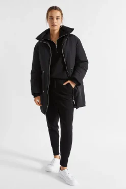 Woman Seed Heritage Jackets & Vests-Minimalist Mid Length Puffer Jacket