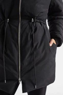 Woman Seed Heritage Jackets & Vests-Minimalist Mid Length Puffer Jacket