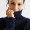 Woman Seed Heritage Knitwear & Sweaters-Mohair Roll Neck Knit