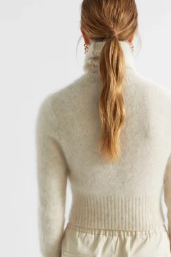 Woman Seed Heritage Knitwear & Sweaters-Mohair Roll Neck Knit