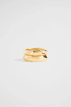 Woman Seed Heritage Jewellery-Molten Ring Set