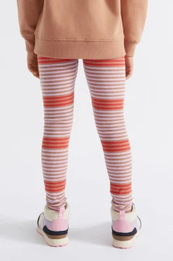Girl Seed Heritage Pants-Multi Stripe Rib Legging