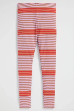 Girl Seed Heritage Pants-Multi Stripe Rib Legging