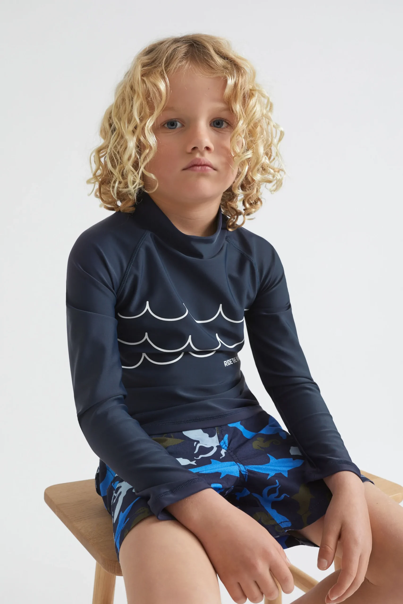 Boy Seed Heritage Swimwear-Ocean Boardshort