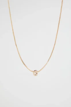 Woman Seed Heritage Jewellery-Old Initial Necklace