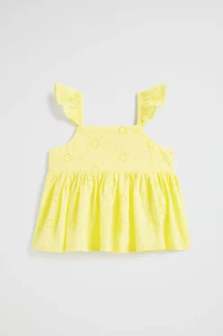 Baby Girl Seed Heritage T-Shirts & Tops-Openwork Top
