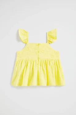 Baby Girl Seed Heritage T-Shirts & Tops-Openwork Top