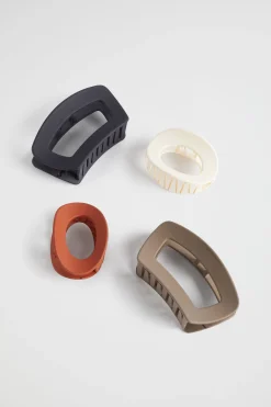Woman Seed Heritage Hair Accessories-Oval Claw Pack