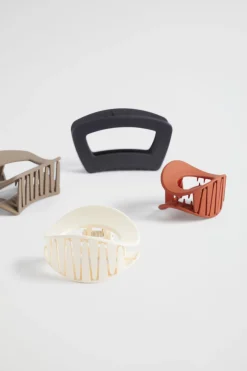 Woman Seed Heritage Hair Accessories-Oval Claw Pack
