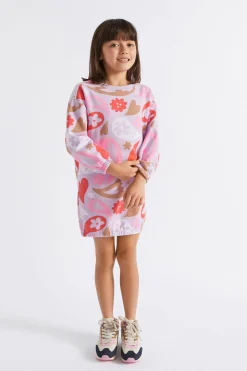Girl Seed Heritage Dresses-Oversize Paisley Dress