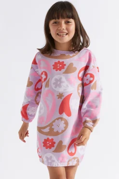 Girl Seed Heritage Dresses-Oversize Paisley Dress