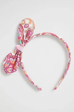 Girl Seed Heritage Hair Accessories-Paisley Bow Headband
