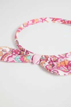 Girl Seed Heritage Hair Accessories-Paisley Bow Headband