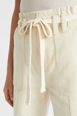 Woman Seed Heritage Pants-Paperbag Cargo Jean