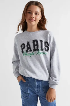 Teen Girl Seed Heritage Knitwear & Sweaters-Paris Sweat