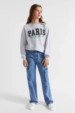 Teen Girl Seed Heritage Knitwear & Sweaters-Paris Sweat