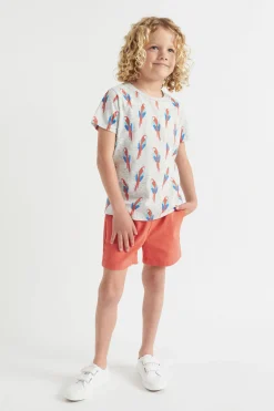 Boy Seed Heritage T-Shirts & Tops-Parrot Tee