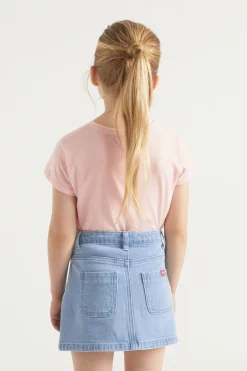 Girl Seed Heritage Skirts-Patch Pocket Denim Skirt