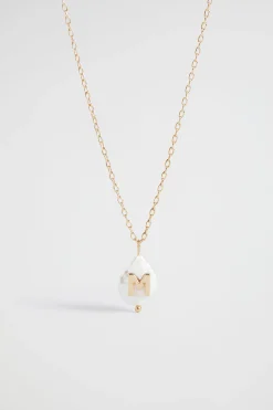 Woman Seed Heritage Jewellery-Pearl Alphabet Necklace