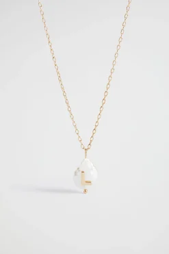 Woman Seed Heritage Jewellery-Pear Aphabet Neckace