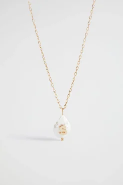 Woman Seed Heritage Jewellery-Pearl Alphabet Necklace