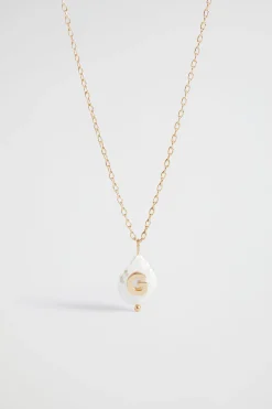 Woman Seed Heritage Jewellery-Pearl Alphabet Necklace