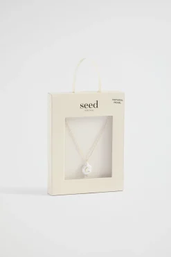 Woman Seed Heritage Jewellery-Pearl Alphabet Neklae