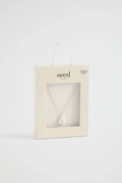 Woman Seed Heritage Jewellery-Pearl Alphabet Necklace