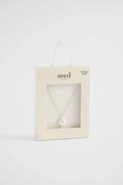 Woman Seed Heritage Jewellery-Pearl Alphaet Necklace