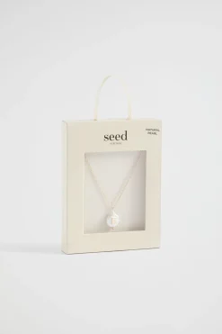 Woman Seed Heritage Jewellery-Parl Alphabt Ncklac