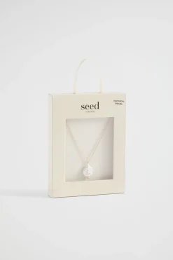 Woman Seed Heritage Jewellery-Pear Aphabet Neckace