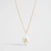 Woman Seed Heritage Jewellery-Perl Lphbet Necklce