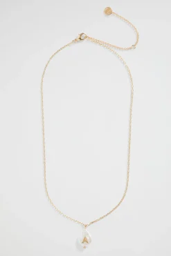 Woman Seed Heritage Jewellery-Perl Lphbet Necklce