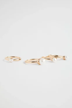 Woman Seed Heritage Jewellery-Pearl Ring Set
