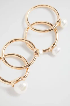 Woman Seed Heritage Jewellery-Pearl Ring Set