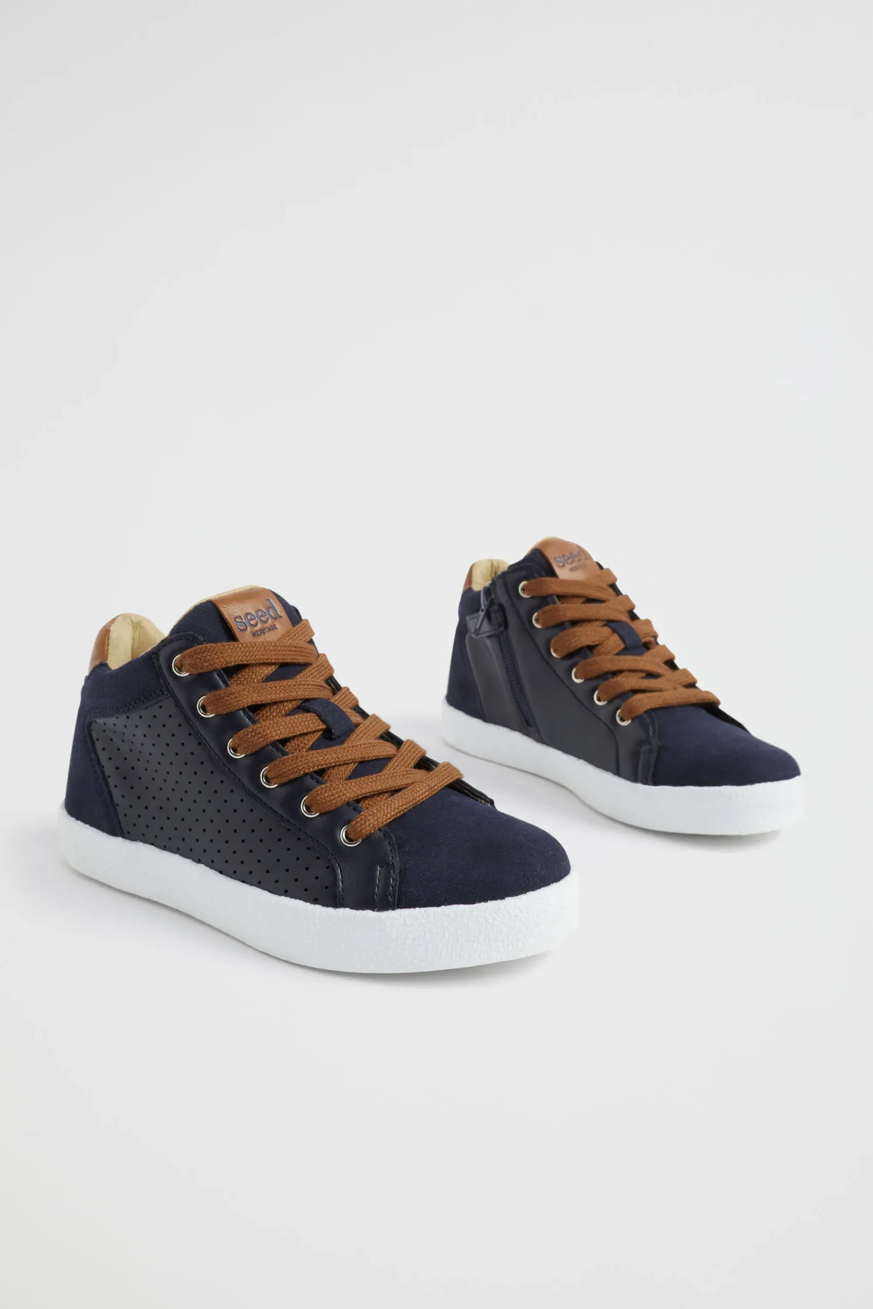 Boy Seed Heritage Sneakers & Trainers-Perforated High Top