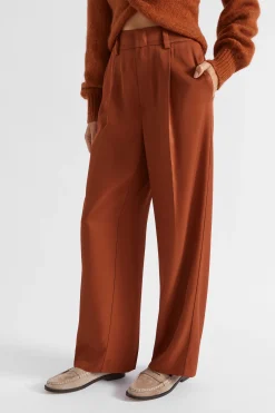 Woman Seed Heritage Pants-Pleat Front Trouser