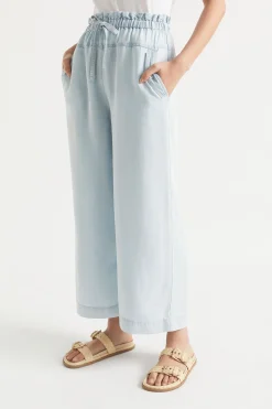 Woman Seed Heritage Pants-Pocket Front Culotte