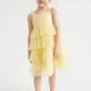 Girl Seed Heritage Dresses-Polka Dot Tiered Dress